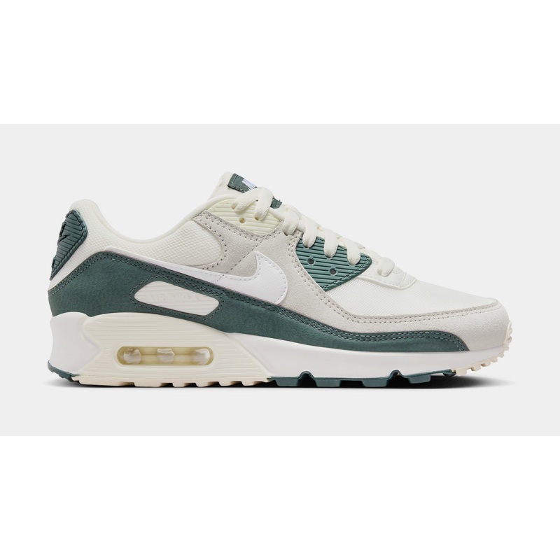 Air Max 90 Vintage Green Womens Lifestyle Shoes (Sail/Vintage Green/Coconut Milk)