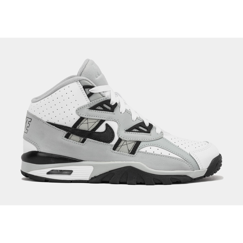 Air Trainer SC High Raiders Helmet Grade School Lifestyle Shoes (White/Black/Light Smoke Grey)