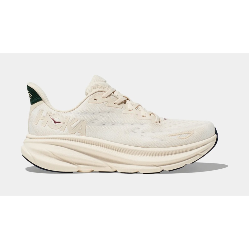 Clifton 9 Mens Running Shoes (Oat Milk/Alabaster)