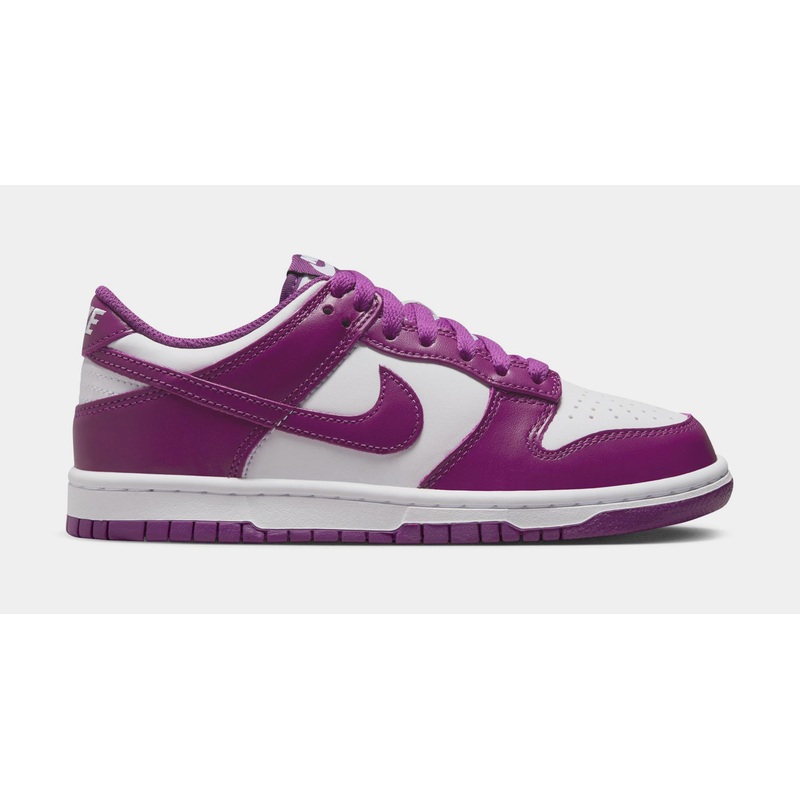 Dunk Low Grade School Lifestyle Shoes (White/Viotech)