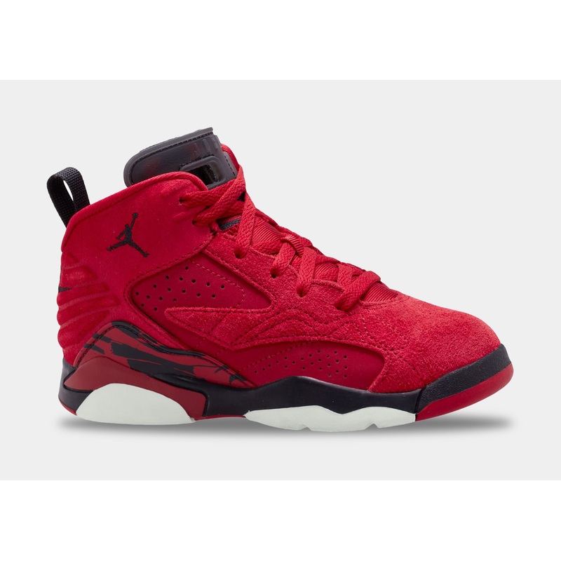 Jumpman MVP Preschool Lifestyle Shoes (Gym Red/Black)