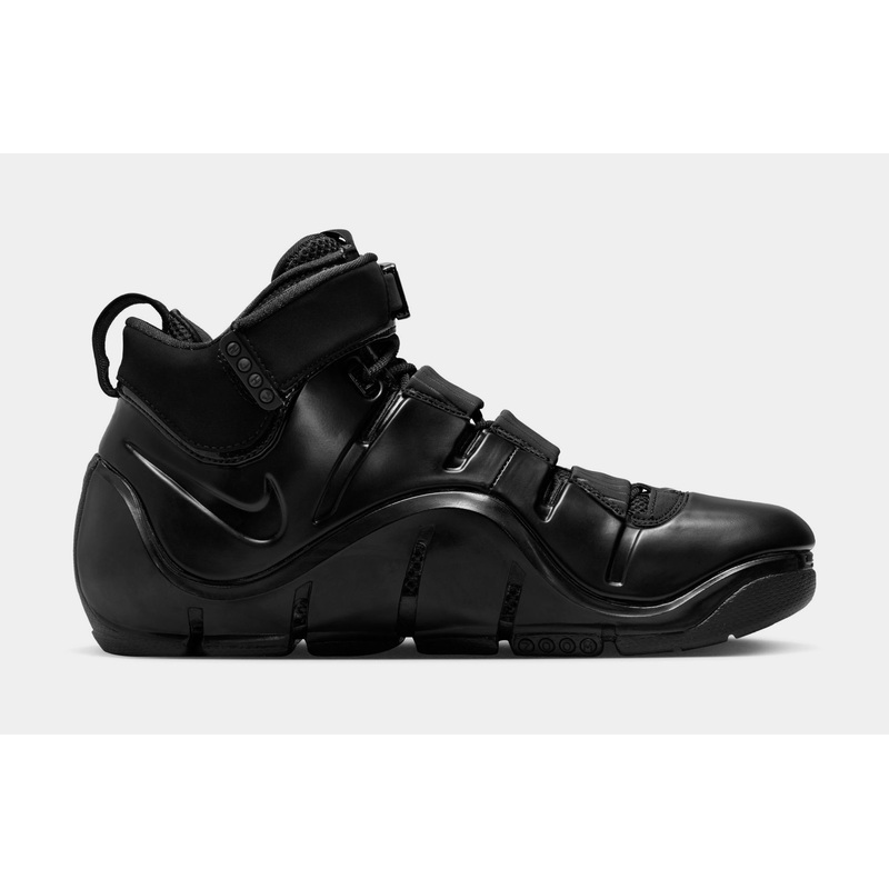 Lebron IV Zoom Anthracite Mens Basketball Shoes (Black)