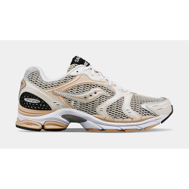 Progrid Triumph 4 Mens Running Shoes (Cream/Tan)