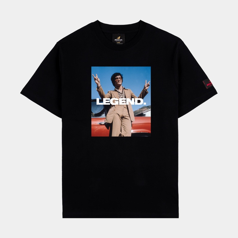 SP x Bruce Lee Legend Mens Short Sleeve Shirt (Black)