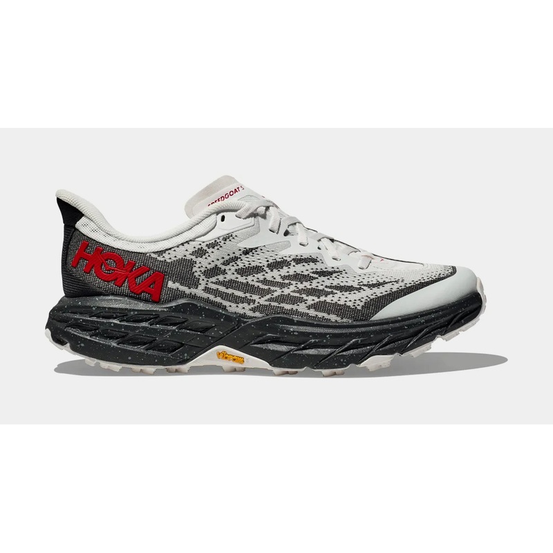 Speedgoat 5 Mens Running Shoes (Black/Red/Grey)