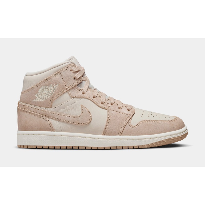 Air Jordan 1 Mid SE Womens Lifestyle Shoes (Beige/Brown)