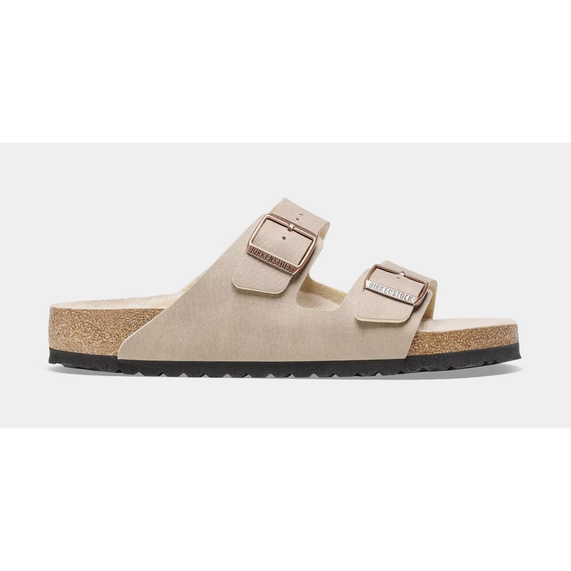 Arizona Shearling Womens Sandals (Beige/Gold)