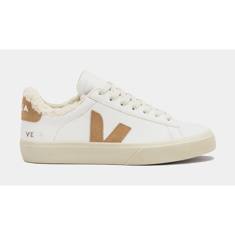 Campo Winter Leather Womens Lifestyle Shoes (White/Tan)