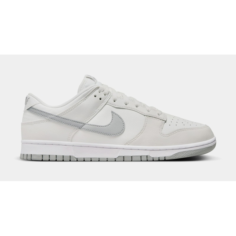 Dunk Low Summit White Mens Lifestyle Shoes ( Summit White/Light Smoke Grey/Platinum Tint/White)