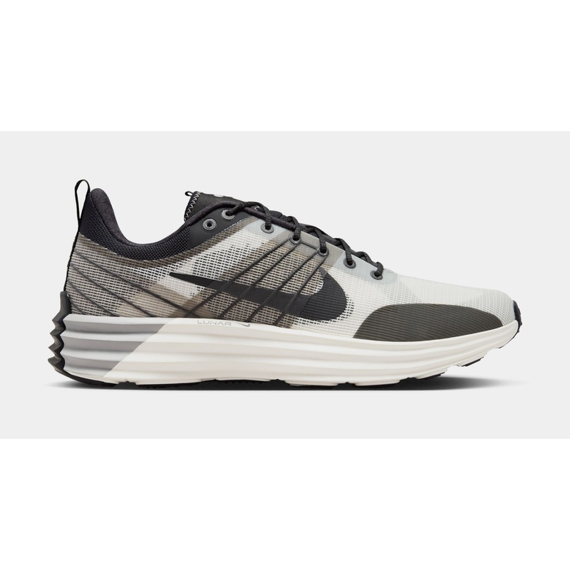 Lunar Roam Mens Running Shoes (Summit White/Black/Light Smoke Grey)