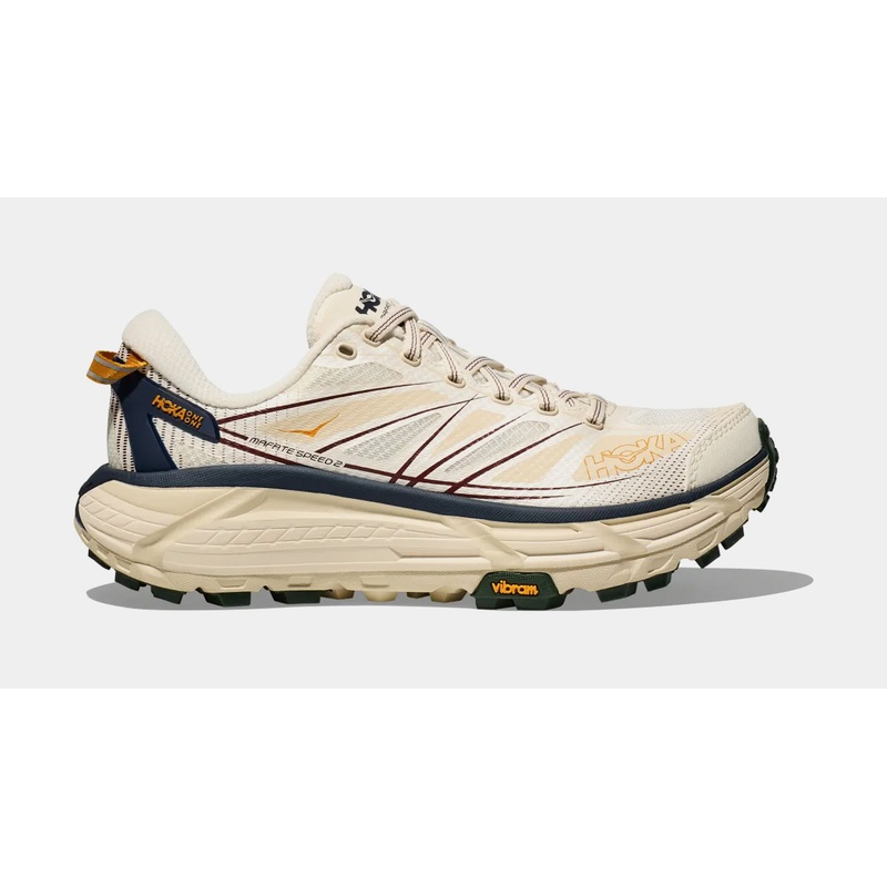 Mafate Speed 2 Womens Running Shoes (Beige/Black)