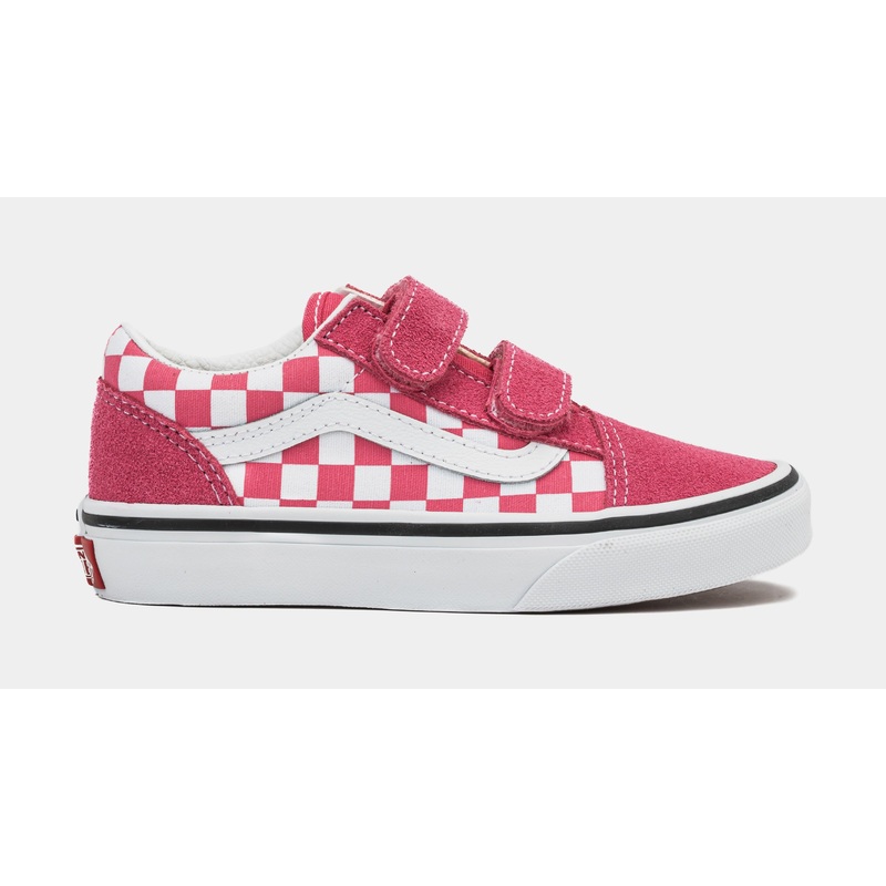 Old Skool V Preschool Lifestyle Shoes (White/Pink)