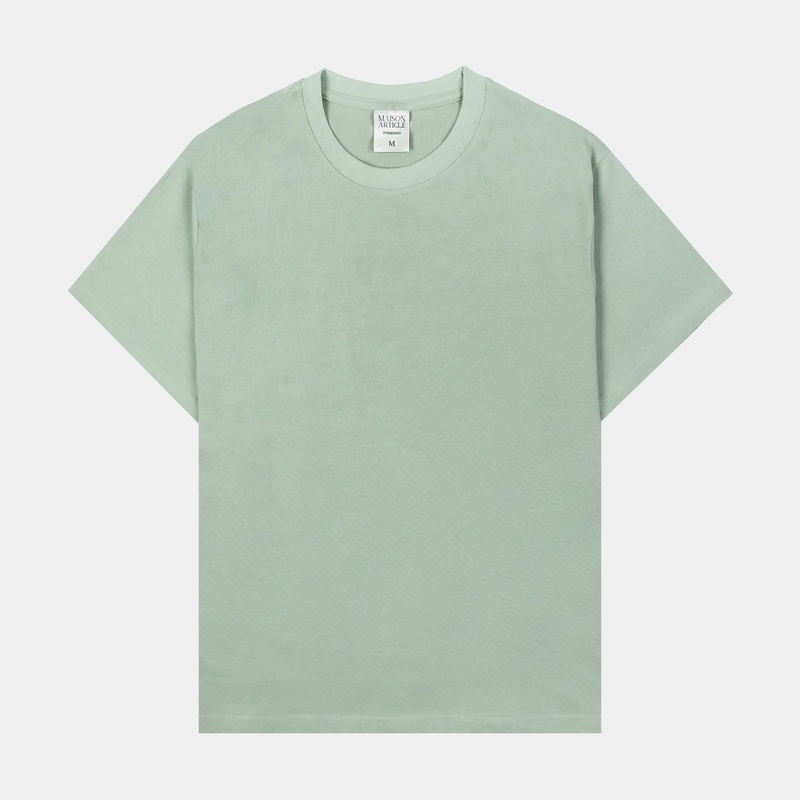 Solid Novelty Mens Short Sleeve Shirt (Foam Green)