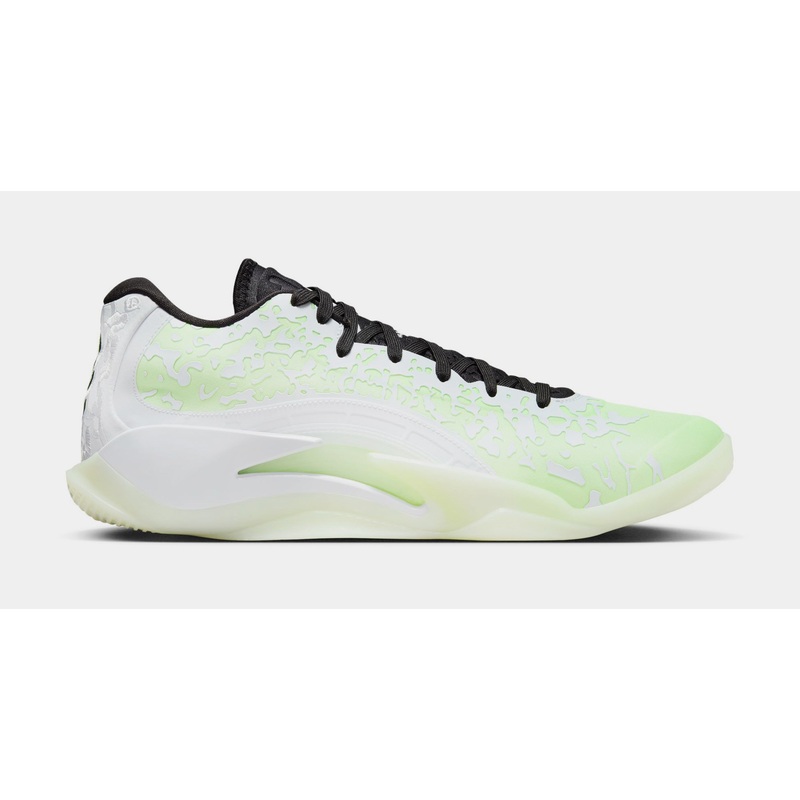 Zion 3 No Guts Mens Basketball Shoes (White/Black/Barely Volt/White)