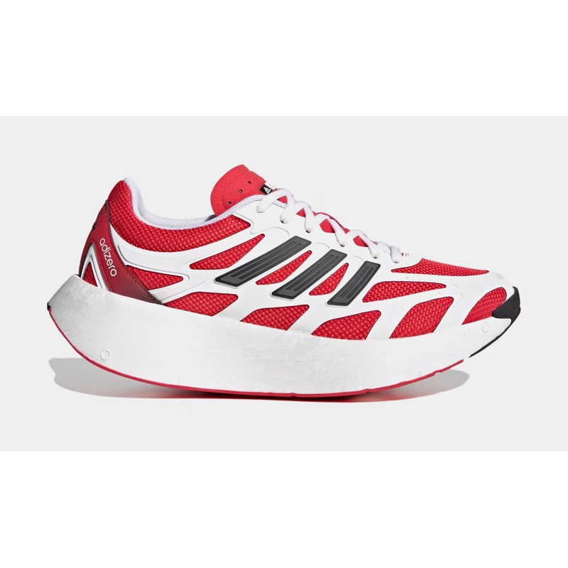 Adizero Aruku Mens Running Shoes (Cloud White/Ruby/Black)