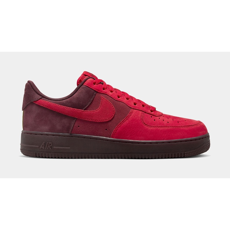 Air Force 1 ’07 Mens Lifestyle Shoes (Gym Red/Team Red)