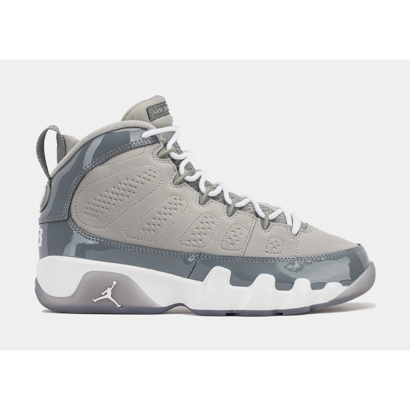 Air Jordan 9 Retro Cool Grey Grade School Lifestyle Shoes (Medium Grey/Cool Grey/White)