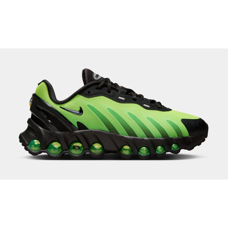 Air Max DN8 Grade School Running Shoes (Black/Green Strike/Volt)