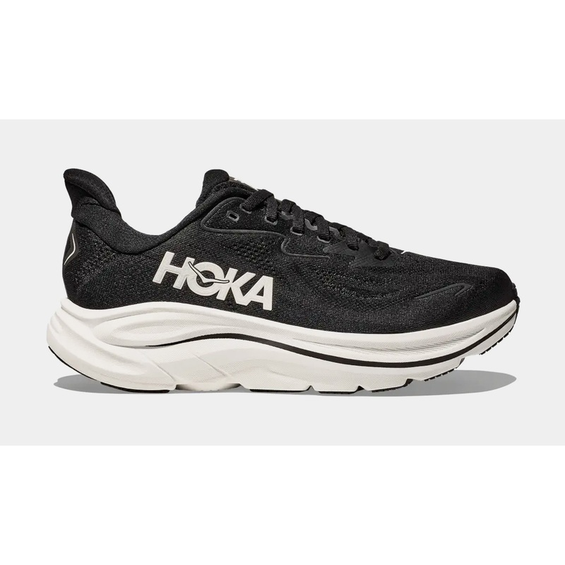 Clifton 10 Mens Running Shoes (Black/White)