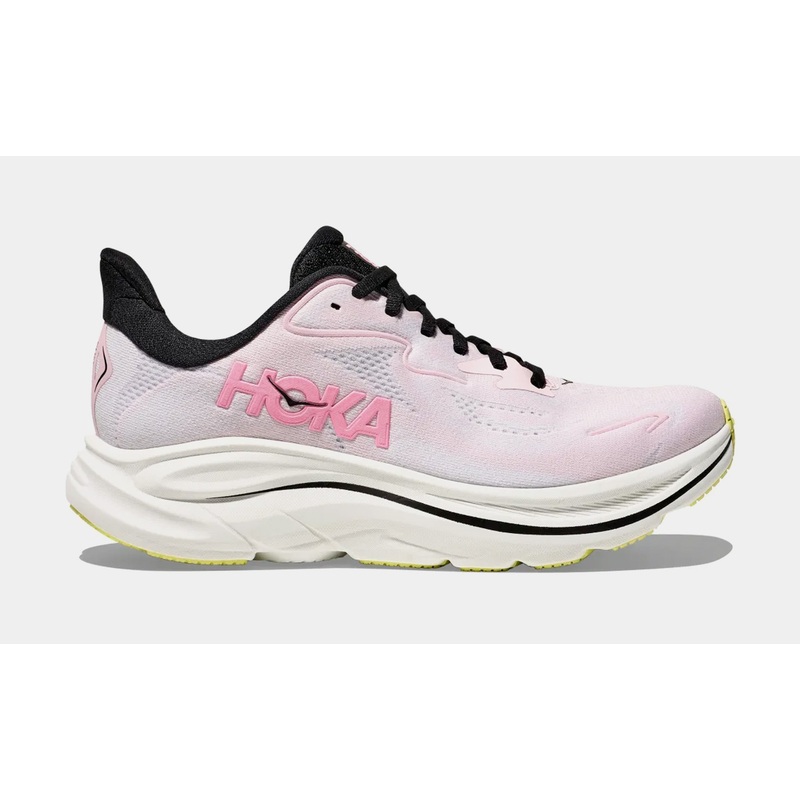 Clifton 10 Womens Running Shoes (Pink/White)