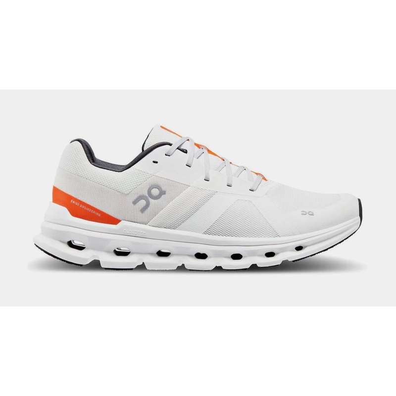 Cloudrunner 1 Mens Running Shoes (White/Flame)