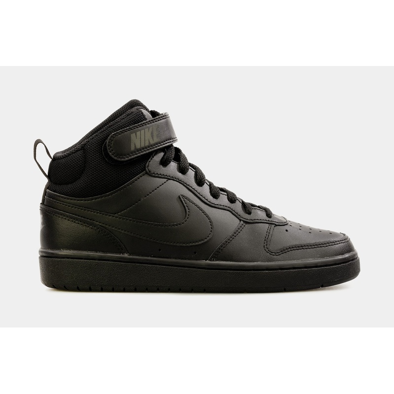Court Borough Mid 2 Grade School Lifestyle Shoes (Black)