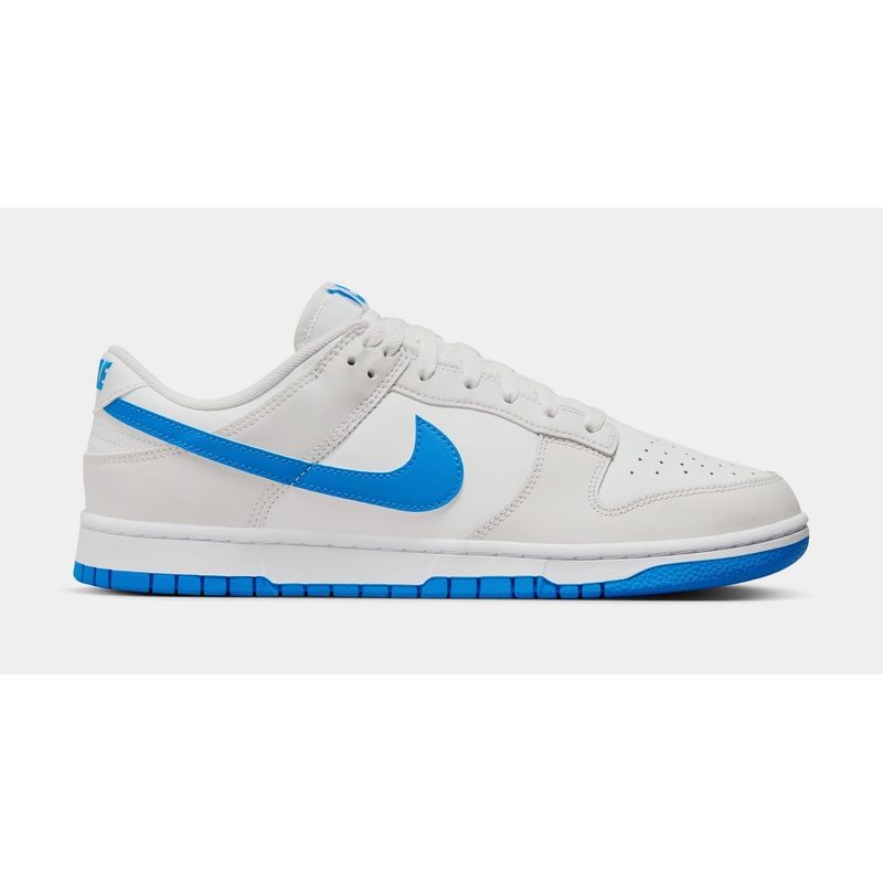 Dunk Low Mens Lifestyle Shoes (Summit White/Photo Blue/Platinum Tint)