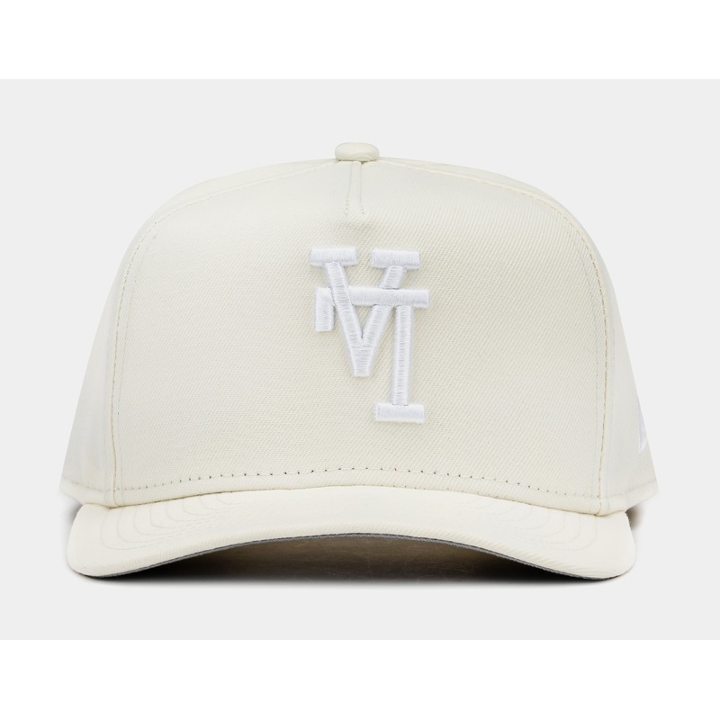 Exclusive Los Angeles Dodgers Upside 950AF Snapback Mens Hat (Beige/White)
