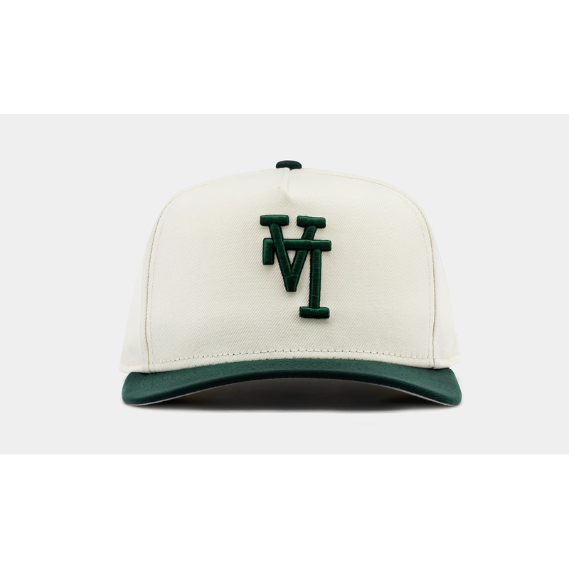 Exclusive Los Angeles Dodgers Upside Down 950AF Snapback Mens Hat (Green/Beige)