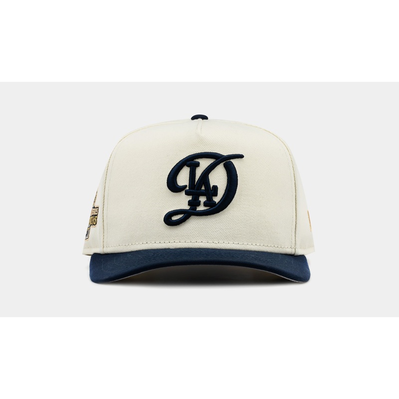 Exclusive Los Angeles Dodgers World Champions 2024 950AF Snapack Mens Hat (Chrome/Dodger Blue)