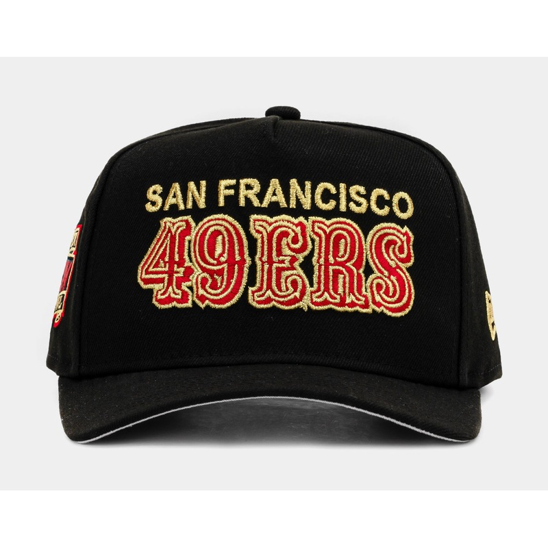 Exclusive San Francisco 49ers XXIV Superbowl 950AF Snapback Mens Hat (Black/Red)