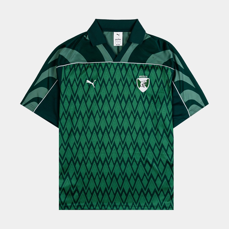 Harry Potter Relaxed Football Mens Jersey (Green/White)