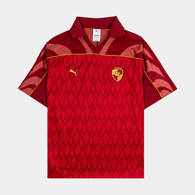 Harry Potter Relaxed Football Mens Jersey (Red/Yellow)