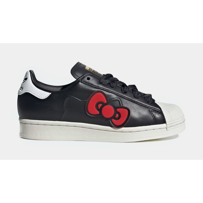 Hello Kitty Superstar Grade School Lifestyle Shoes (Black/Red/White)