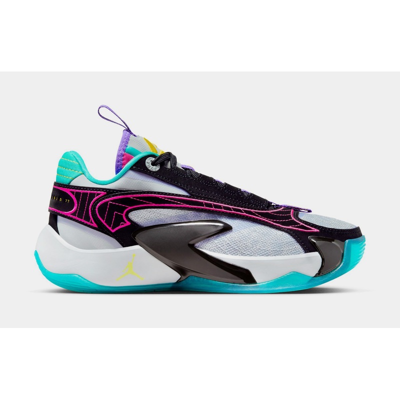 Luka 2 Grade School Basketball Shoes (Wolf Grey/Speed Yellow)