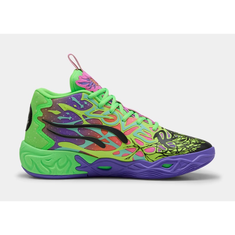 Puma x LaMelo Ball MB.04 Be You Mens Basketball Shoes (Green/Purple)