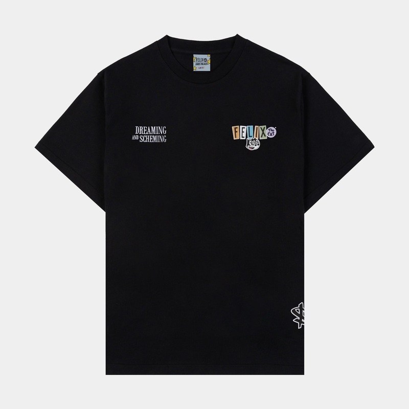 SP x Felix The Cat Vault Mens Short Sleeve Shirt (Black/Blue)