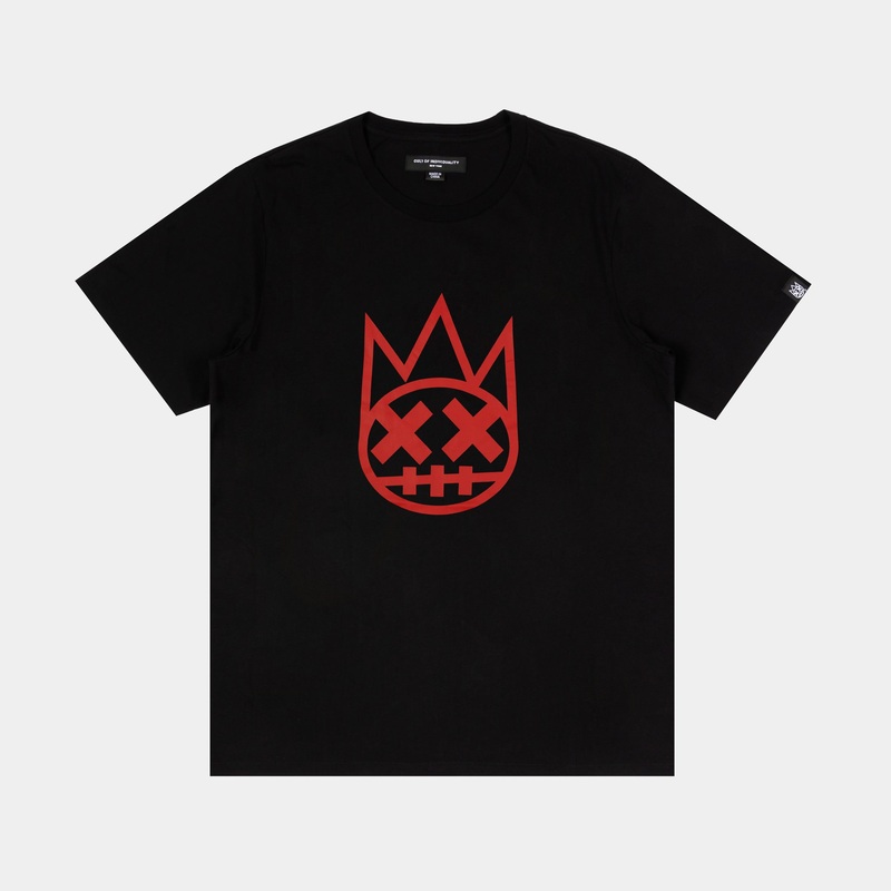 COI Logo Mens Short Sleeve Shirt (Black/Red)