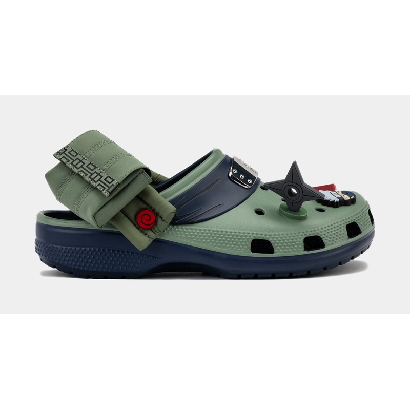 Naruto Classic Clog Mens Sandals (Green/Navy)