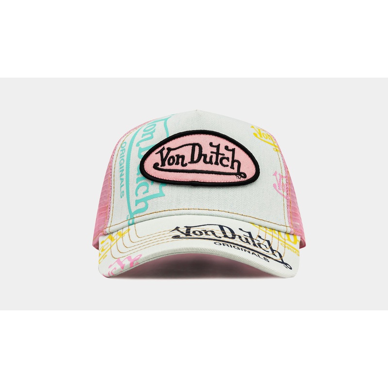 Originals Tagged Trucker Mens Hat (White/Pink)