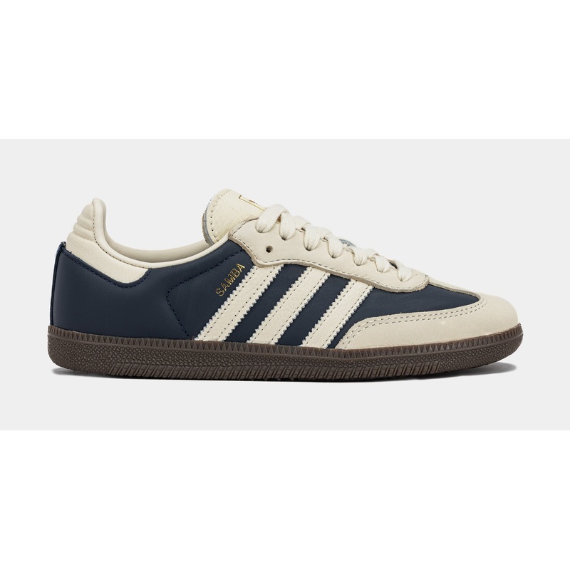 Samba OG Night Indigo Crew Womens Lifestyle Shoes (Night Indigo/Cream White/Gold Metallic)