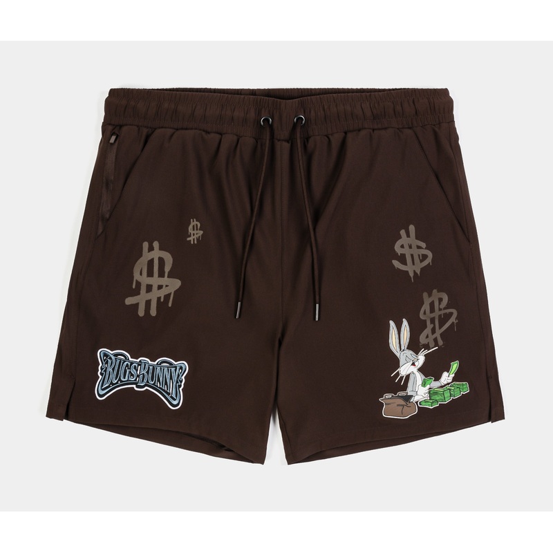 SP x Looney Tunes Money Bugs Hybrid Mens Shorts (Brown/Green)