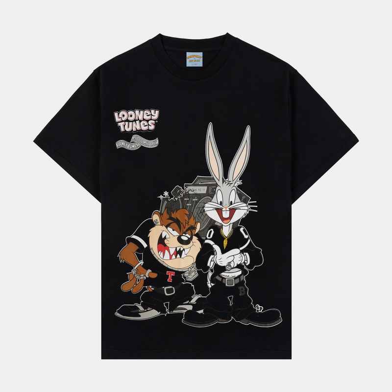 SP x Looney Tunes Neighborhood Mens Short Sleeve Shirt (Black/Grey)