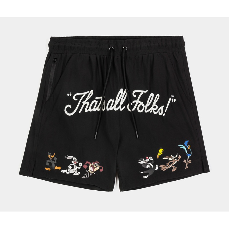 SP x Looney Tunes Running Hybrid Mens Shorts (Black/White)