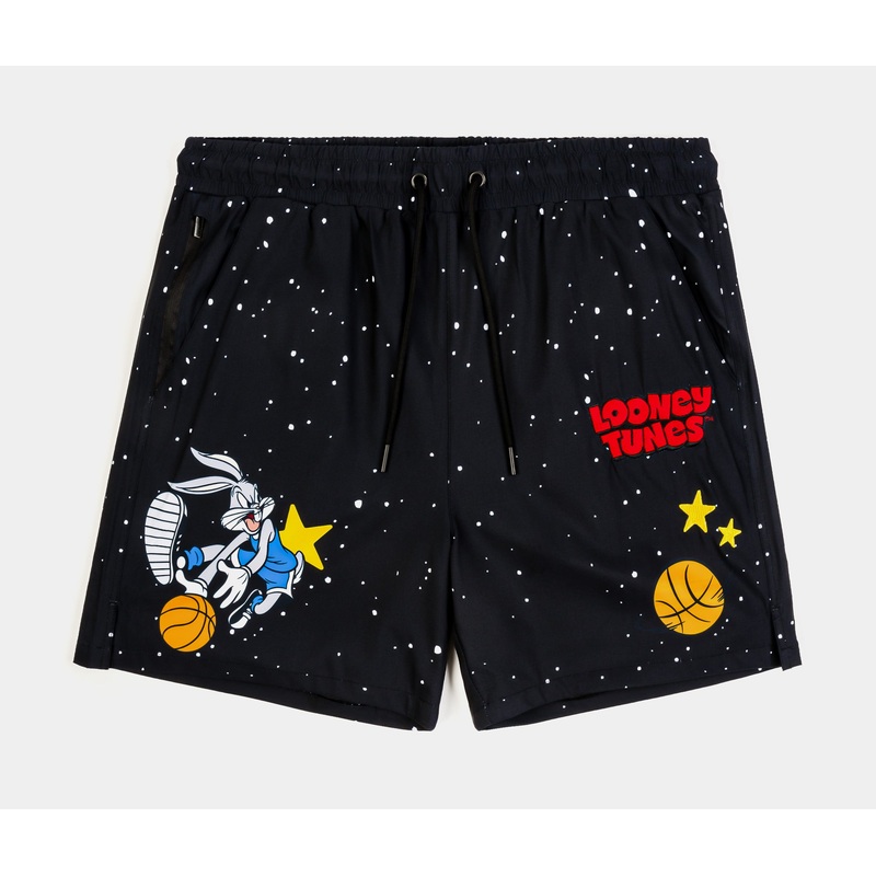 SP x Looney Tunes Shooters Hybrid Mens Shorts (Black/Yellow)