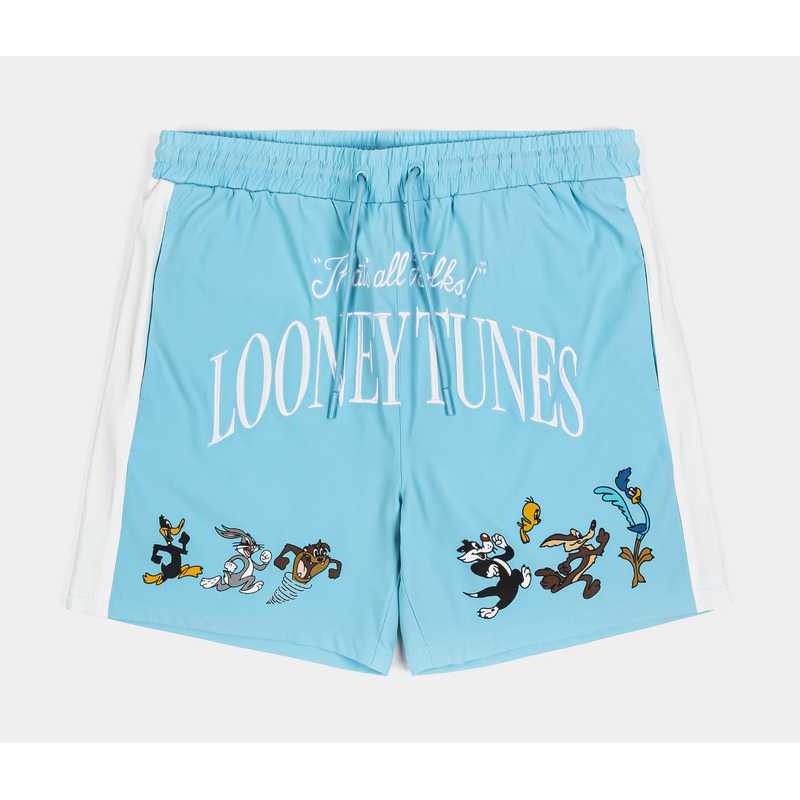 SP x Looney Tunes Striped Hybrid Mens Shorts (Blue/White)