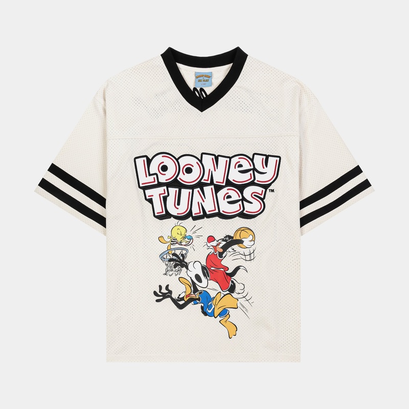 SP x Looney Tunes Thats All Folks Mens Jersey (White/Black/White)