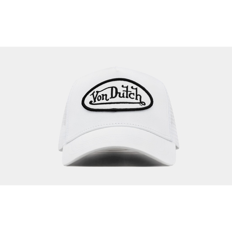 Staple Trucker Mens Hat (White/Black)