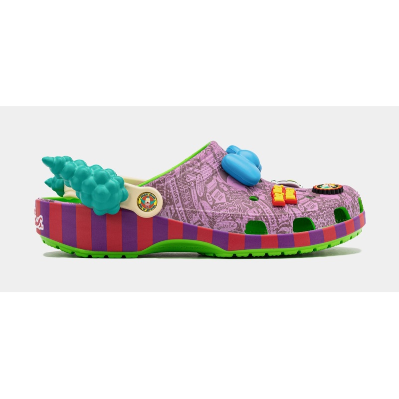 The Simpsons Krusty Classic Clog Mens Sandals (Pink/Blue)