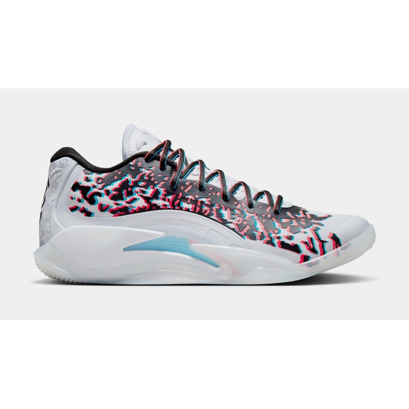Zion 3 Z-3D Mens Basketball Shoes (Football Grey/Black/Flash Crimson/Chlorine Blue)